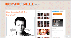 Desktop Screenshot of deconstructingglee.com